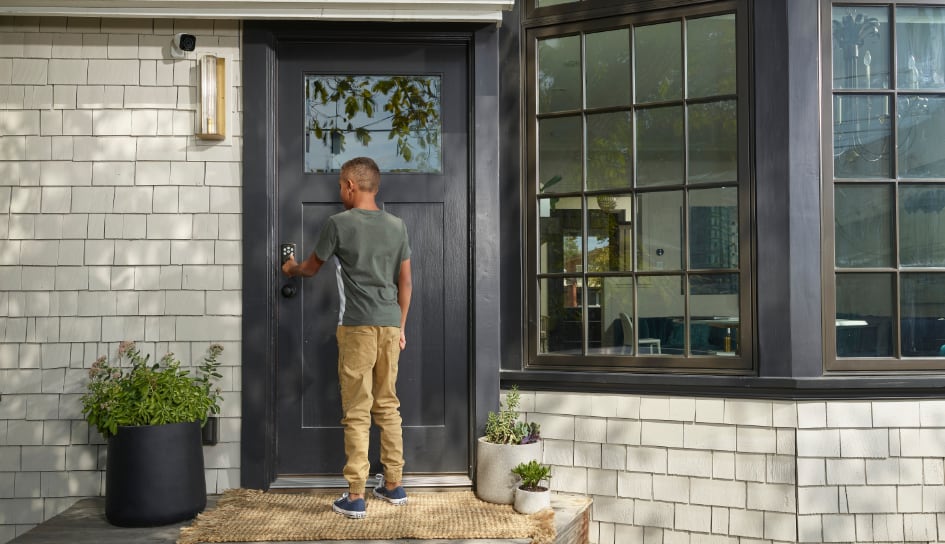 Vivint Smart Lock on home in Waco